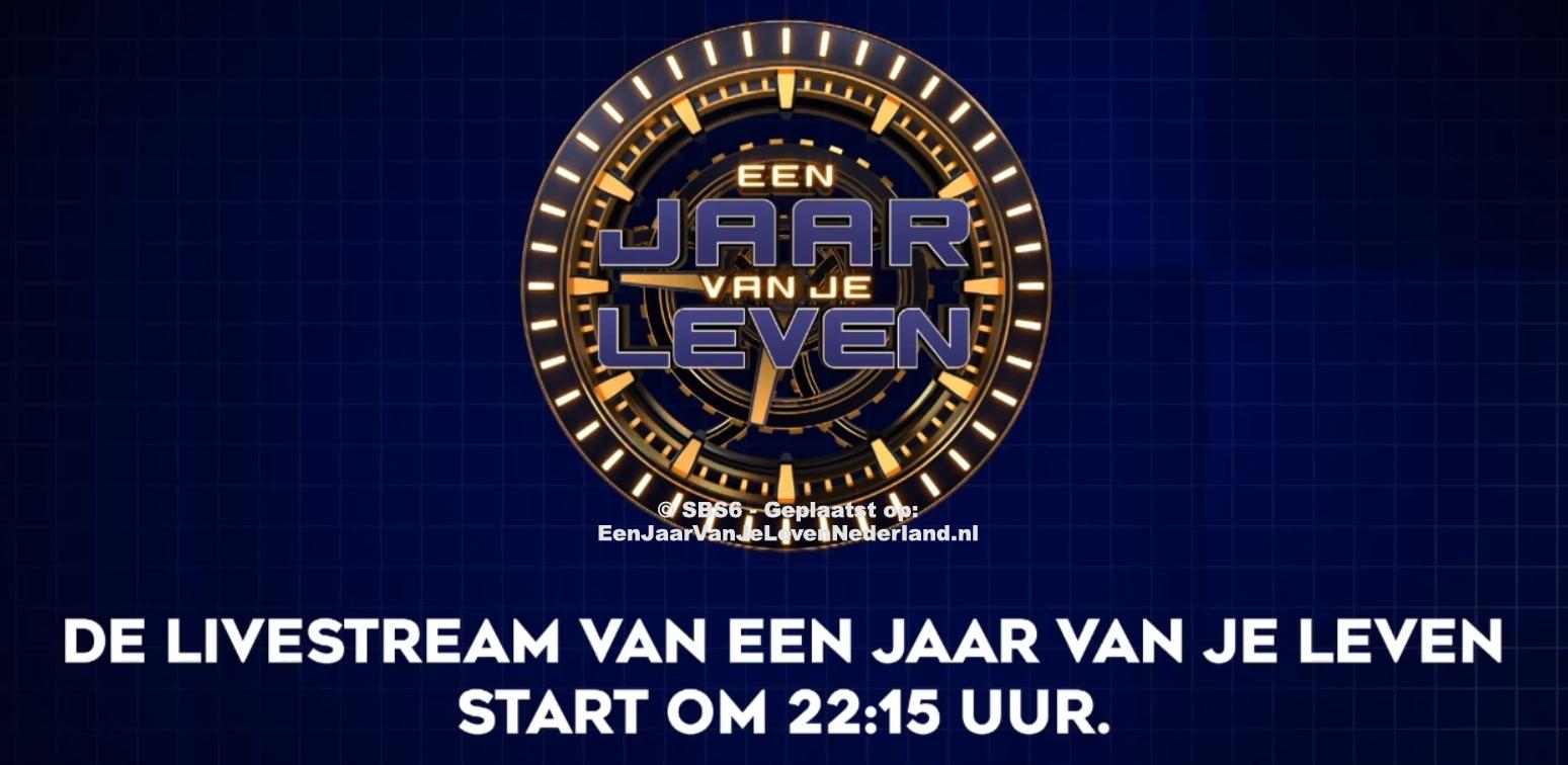 De een jaar van je leven livestreams zijn vanavond vanaf 2215 te bekijken De een jaar van je leven livestreams zijn vanavond vanaf 2215 te bekijken